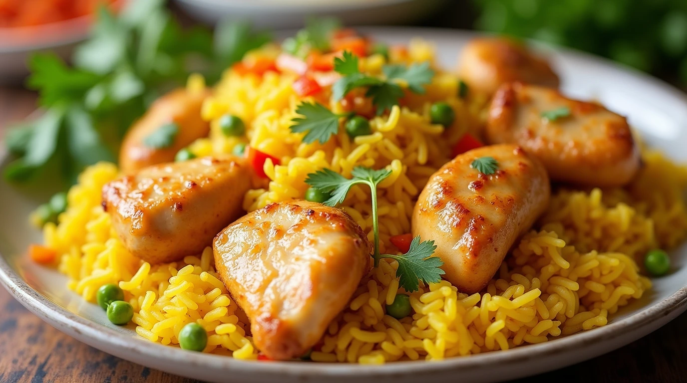 Chicken and Yellow Rice